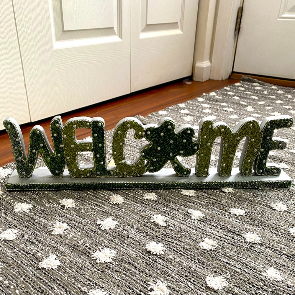 St. Patrick’s Day Welcome Sign